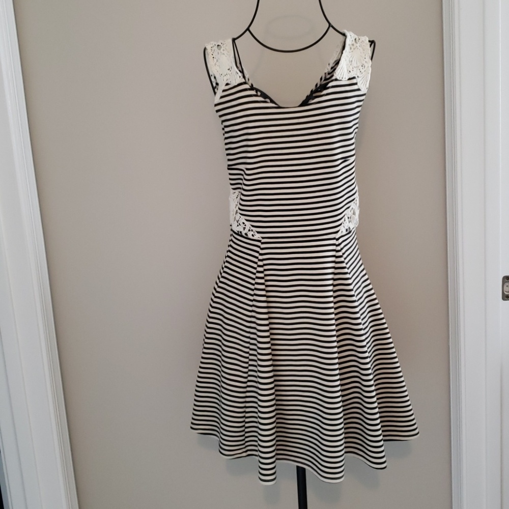 Skater Striped Dress